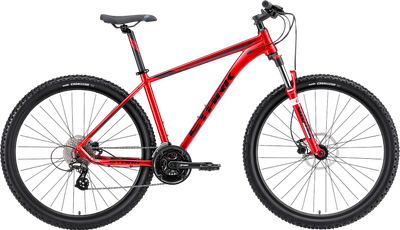 Велосипед STARK Router 29.3 HD 2024 (16, ярко-красный/темно-фиолетовый, разобранный, в коробке) -