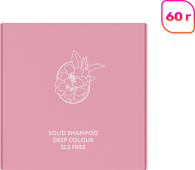 

Твердый шампунь для волос, Solid Shampoo Deep Colour