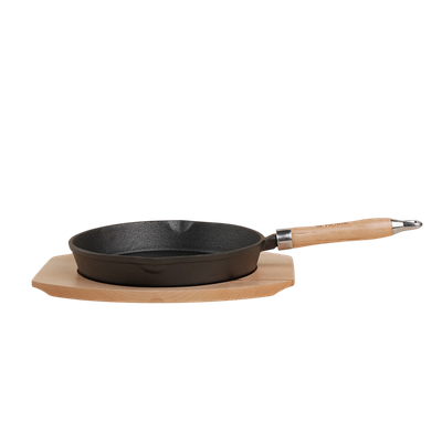 Сковорода Sima-Land Home На деревянной подставке / 9655531 - 