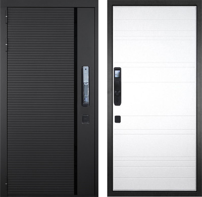 Входная дверь ГРАНИТ Пиано Смарт 21 (96x207, левая) -