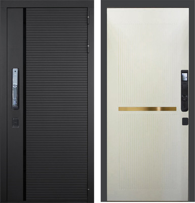 Входная дверь ГРАНИТ Пиано Смарт Ардеко (96x207, правая) -