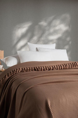 

Плед, Charla Sacakli Хлопок Евро 210x240 / PL031v5/Somon