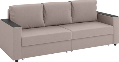 Диван Олмеко Гермес 3-х местный (велюр Parma 10 капучино) - 