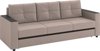 Диван Олмеко Смарт 3-х местный (велюр Parma 10 капучино) - 