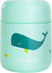 Термос для еды Miniland Thermy Ocean Mini Whaley / 89617 (280мл, бирюзовый/киты) -