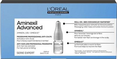 Ампулы для волос L'Oreal Professionnel Aminexil от выпадения волос (10x6мл) -