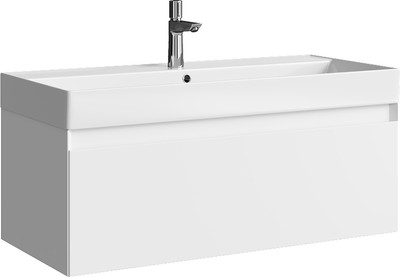 Тумба с умывальником Aqwella Geometria GE01101WM+4610119205164 - 