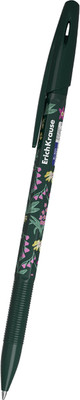 Ручка шариковая Erich Krause R-301 Stick Floral Soul / 63078 (синий) - 