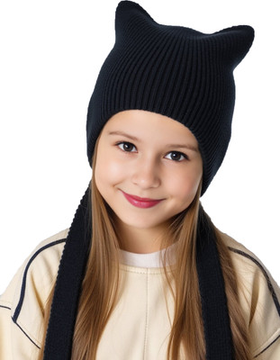 Шапка детская Amarobaby Meow / AB-OD25-MW16/09-52 (р.52-54, черный) - 