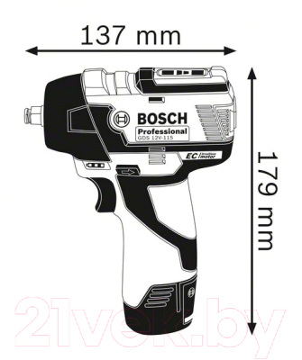 Профессиональный гайковерт Bosch GDS 12V-115 (0.601.9E0.103)