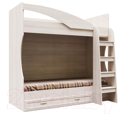 Двухъярусная кровать SV-мебель ДМ-16 Вега 80x186 (сосна карелия)