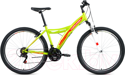 Велосипед Forward Dakota 26 2.0 2019 / RBKW9MN6Q015 (16.5, зеленый/красный)