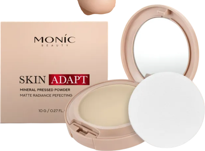 Пудра компактная Monic Beauty Skin Adapt! тон 05 Warm Beige -