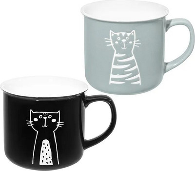 Набор кружек Elan Gallery Два кота / 230265 -