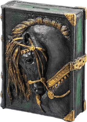 Копилка Elan Gallery Лошадь / 140411 (темно-зеленый/черный) -