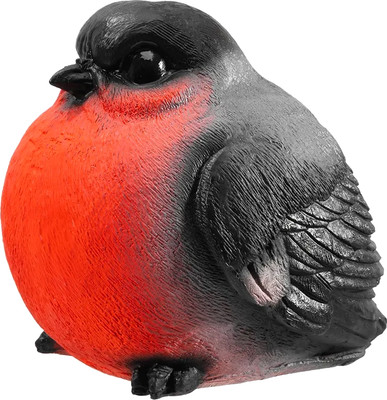 Копилка Elan Gallery Снегирь / 140416 (красный/черный) -