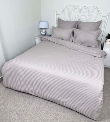 Комплект постельного белья Реноме 2сп Графитовая коллекция Витаж Ss-001 (страйп-сатин) - 