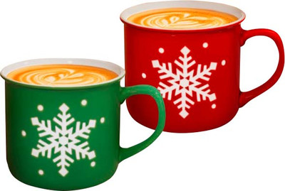

Набор кружек, New Bone China Снежинки / 230273