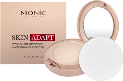 Пудра компактная Monic Beauty Skin Adapt! тон 02 Ivory -