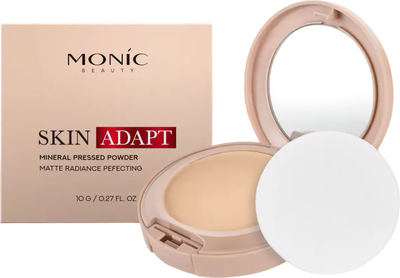 Пудра компактная Monic Beauty Skin Adapt! тон 03 Light Beige -
