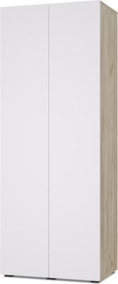 Шкаф Modern Челси Ч20 (серый дуб/белый) -