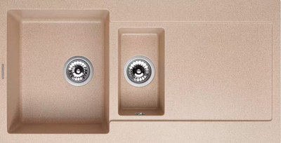 Мойка кухонная Kuppersberg Modena 1.5B2D (бежевый) -