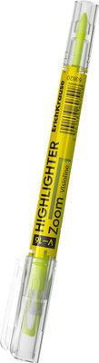 Текстовыделитель Erich Krause Двухсторонний Visioline V-16 Zoom Neon / 60820 (желтый) -