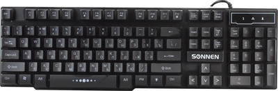 Клавиатура Sonnen KB-7010 (черный) - 