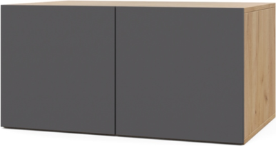 Антресоль Modern Челси Ч82 (золотой дуб/графит) - 