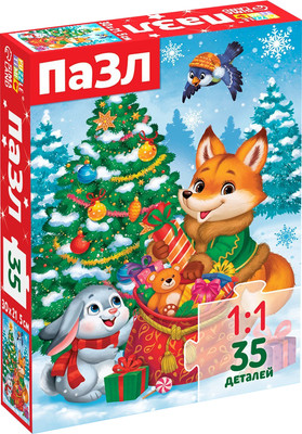 Пазл Puzzle Time Подарки для зверят / 9178201 -
