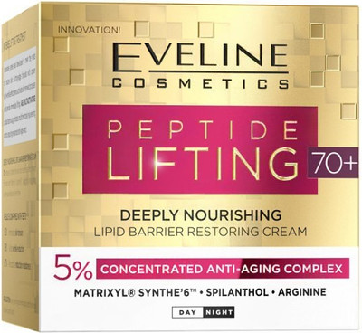Крем для лица Eveline Cosmetics Peptide Lifting Глубоко питательный 70+ день/ночь (50мл) -