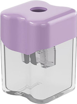 Точилка Erich Krause Wave Mini Pastel Bloom с контейнером / 60044 (в ассортименте) -