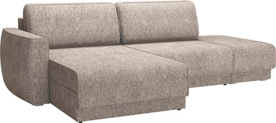 Диван угловой Олмеко Женева Sopf правый (темный бежевый) - 