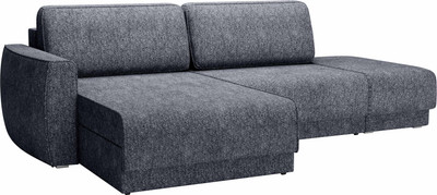 Диван угловой Олмеко Женева SOPF правый (темно-серый) - 