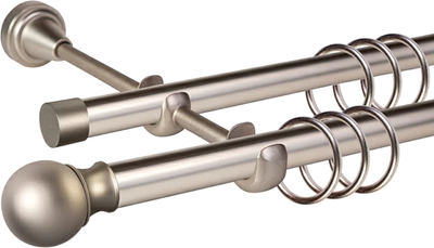 

Карниз для штор, Grace D19Г/19Г + наконечники Шар Стюард