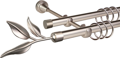 

Карниз для штор, Grace D19Г/19Г + наконечники Лавр