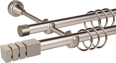 

Карниз для штор, Grace D19Г/19Г + наконечники Нордик