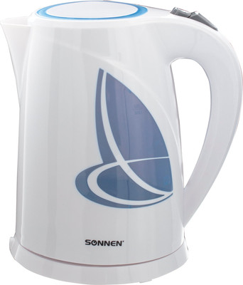Электрочайник Sonnen KT-1767 / 453416 (белый/синий) -
