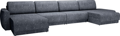 Диван П-образный Олмеко Женева 2S2OPF правый (темно-серый) - 