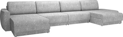 Диван П-образный Олмеко Женева 2S2OPF правый (серый) - 