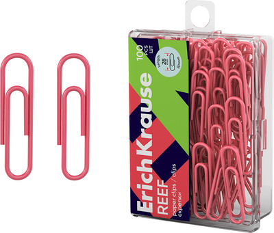 Скрепки Erich Krause Reef / 63678 (100шт) - 