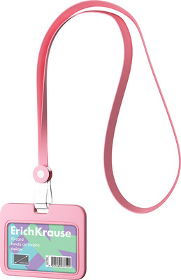 Бейдж Erich Krause Pastel горизонтальный / 63759 - 