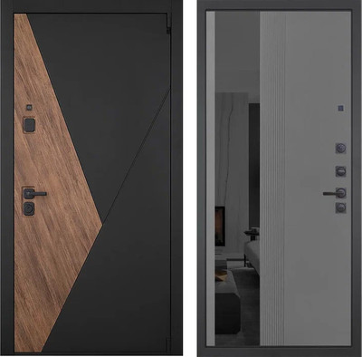 Входная дверь ГРАНИТ Геометрия 86 (86x205, правая) -