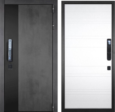 Входная дверь ГРАНИТ Роял Смарт 21 (96x207, правая) -