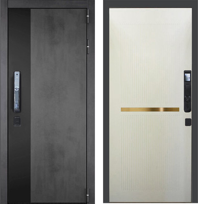 Входная дверь ГРАНИТ Роял Смарт Ардеко (96x207, правая) -