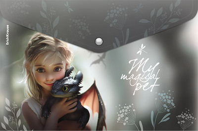 Папка-конверт Erich Krause Magic Pet / 63509 (в ассортименте) -