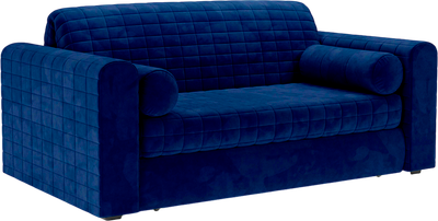Диван Mebel-Ars Аккордеон Барон №5 ППУ 155x200 (Vivaldi синий) - 