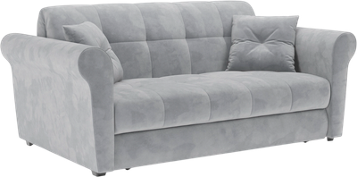 Диван Mebel-Ars Аккордеон Гранд НПБ 120x200 (Vivaldi светло-серый) - 