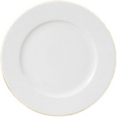 Тарелка столовая обеденная JEWEL Адель ПС0018-33Т (золото) - 