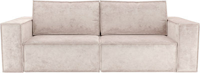 Диван Mebel-Ars Еврокнижка Эмби (велюр бежевый Plush OWV-33) -